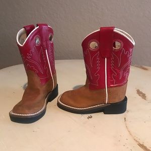Old West  Infant 6 in. Western Boots Size 4.5